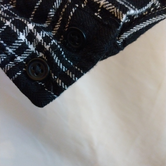BLL NYC Plaid Flannel Shirt Dress - Picture 9 of 13